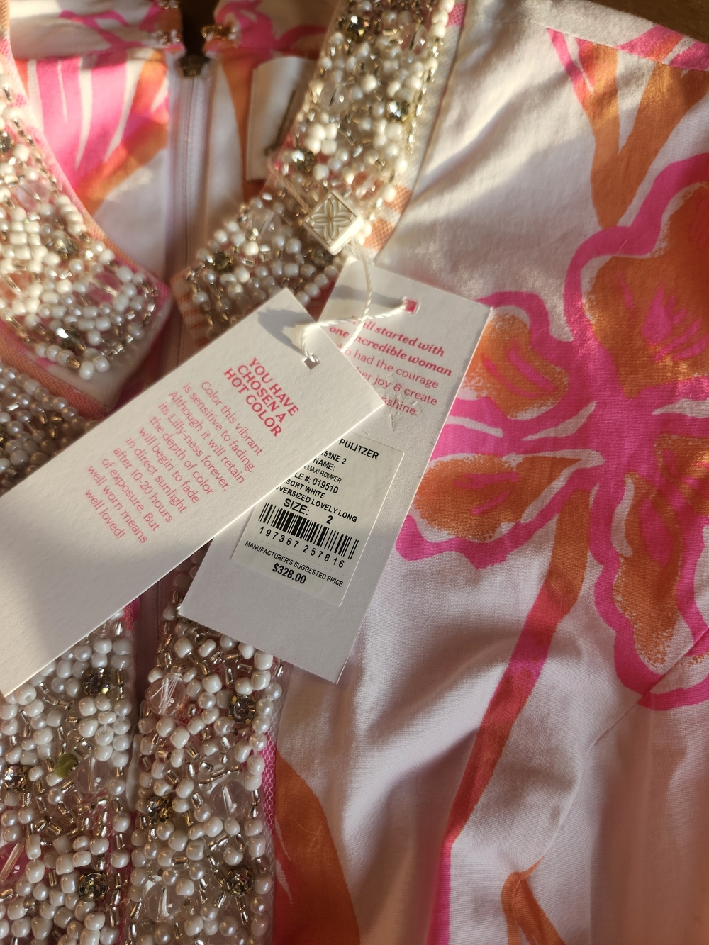 Lilly Pulitzer Resort White Oversized Lovely Long Velora Maxi Dress ROMPER S - Picture 5 of 7